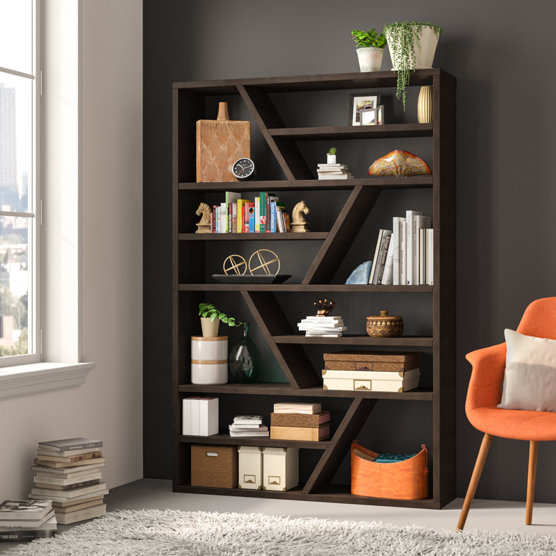 Mercury Row® Dailey Geometric Bookcase & Reviews Wayfair.ca